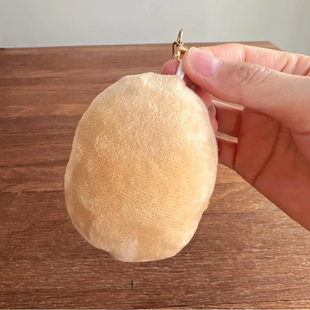 Cute Potato Plush Keychain Kawaii Soft Mini Bag Charm Aesthetic Backpack Gift